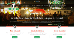 Desktop Screenshot of berkeleycountyyouthfair.org